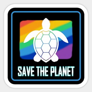 Save the planet Sticker